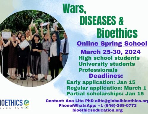 Bioethics Education International Spring School Online, March 25-30 2024