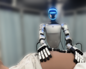Humanoid robot compelted medical assessment on medical dummy
