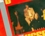 Portion of Beatles album cover featuring text about the USSR