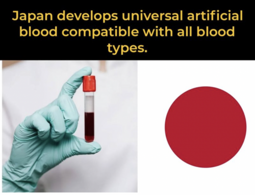 Japan Develops Universal Artificial Blood Compatible With All Blood Types