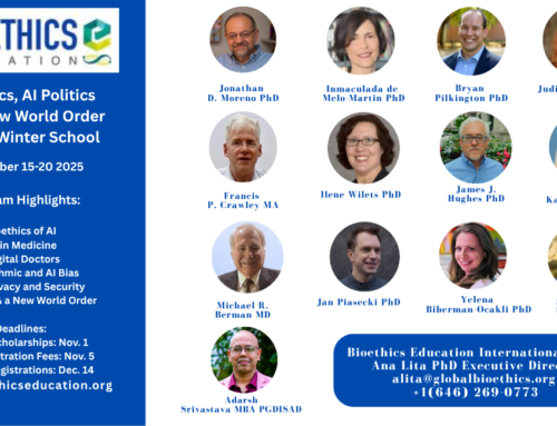 Bioethics, AI Politics, and a New World Order: Online School Program, December 15-20, 2025