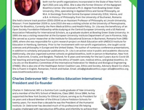 Bioethics Education International Winter School Online – Testimonials